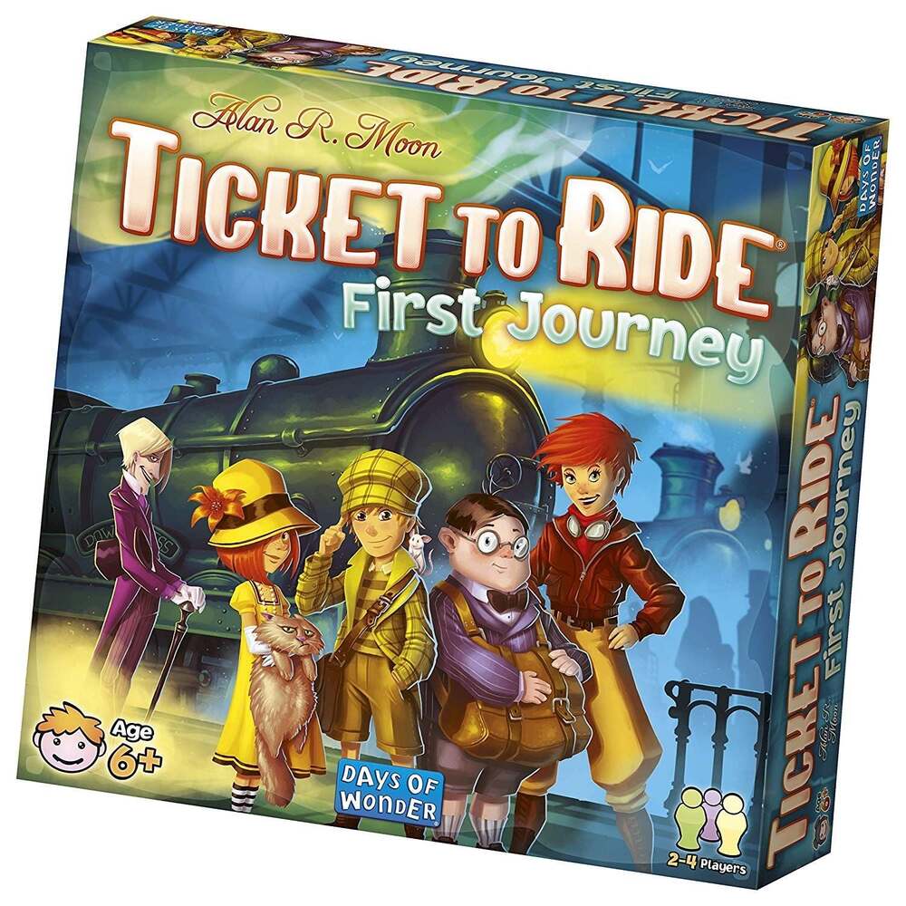 Days of Wonder Ticket to Ride First Journey Board Game